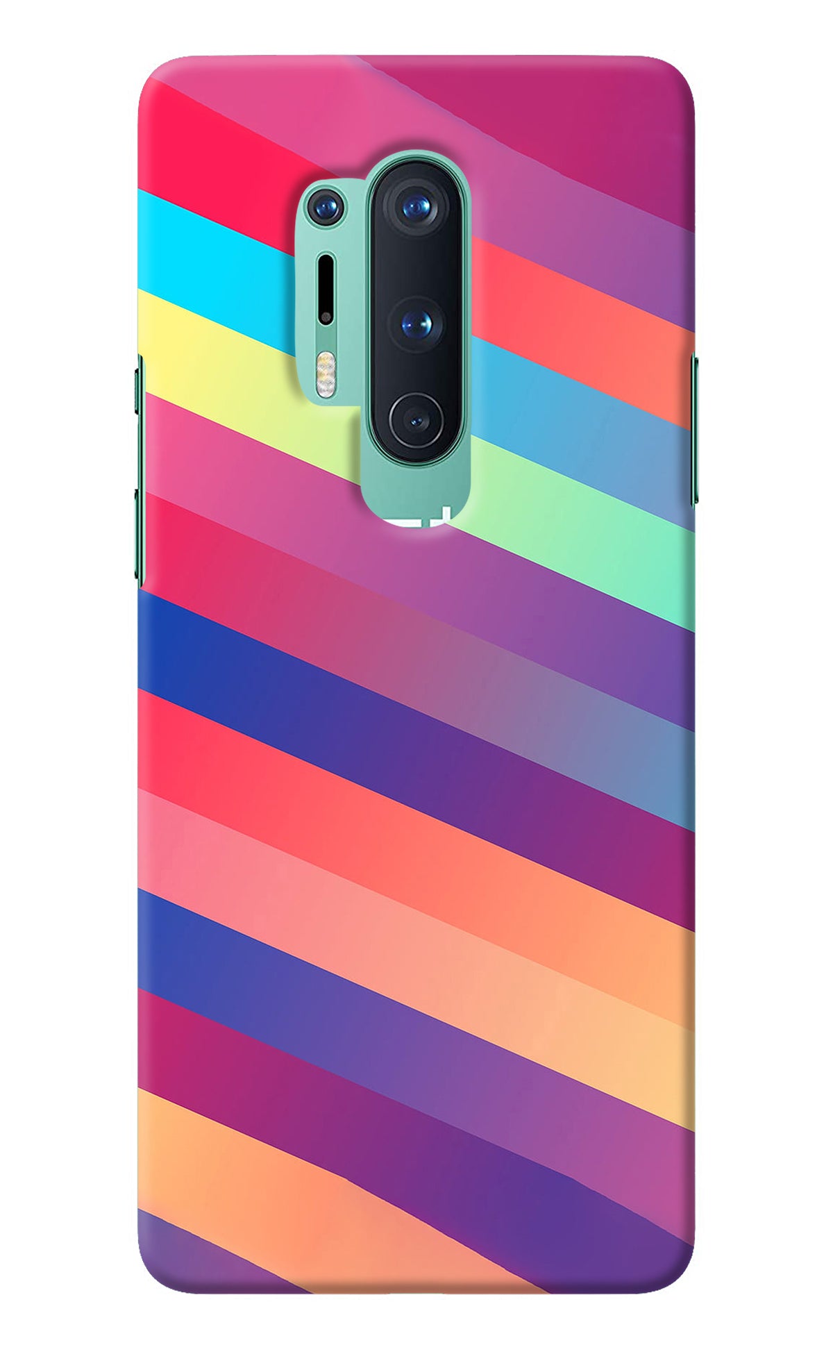 Stripes color Oneplus 8 Pro Back Cover