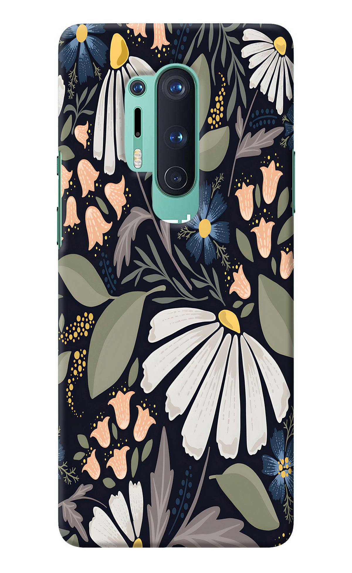 Flowers Art Oneplus 8 Pro Back Cover