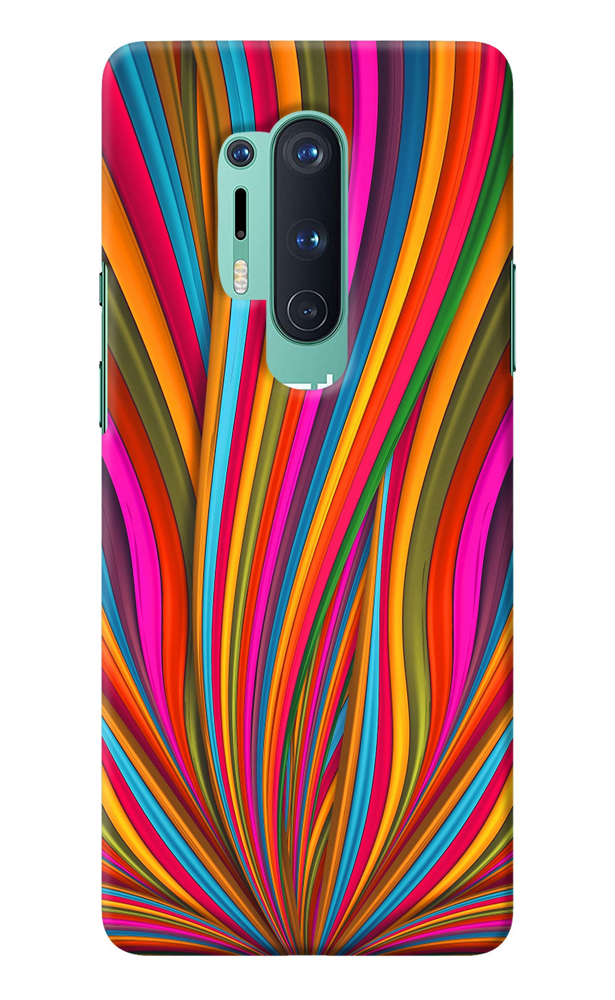 Trippy Wavy Oneplus 8 Pro Back Cover