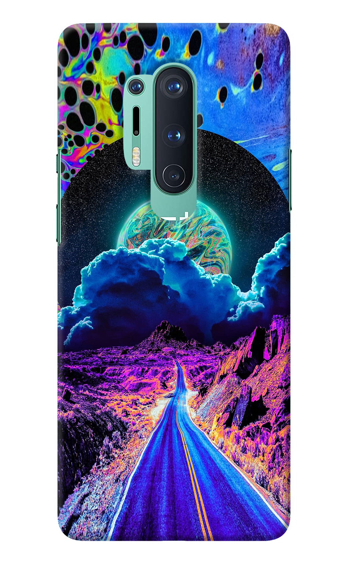 Psychedelic Painting Oneplus 8 Pro Back Cover