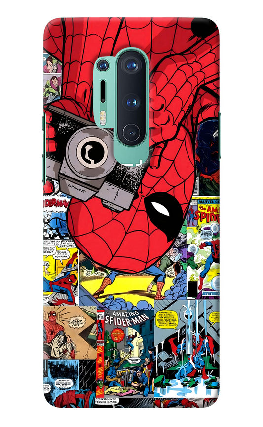 Spider Man Oneplus 8 Pro Back Cover