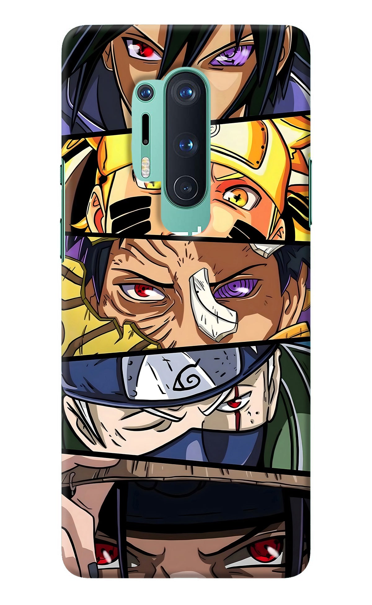 Naruto Character Oneplus 8 Pro Back Cover