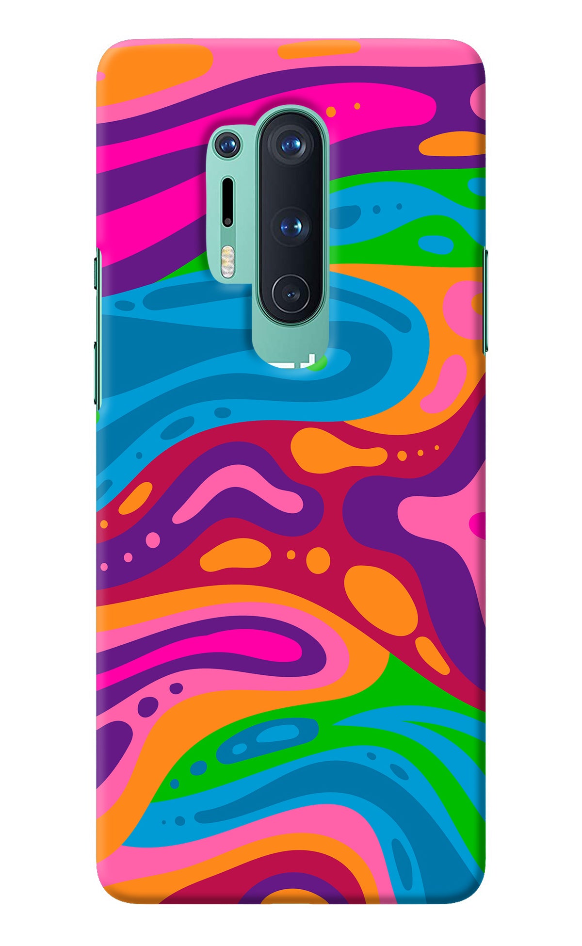 Trippy Pattern Oneplus 8 Pro Back Cover