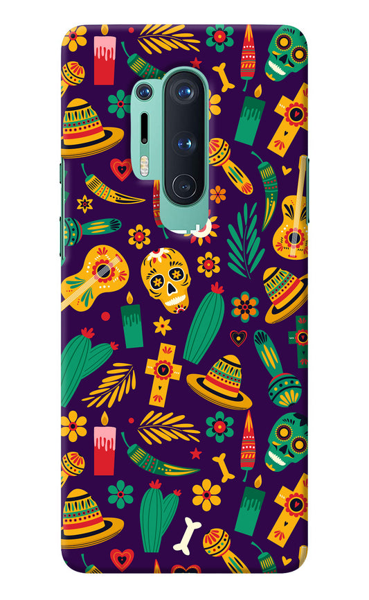 Mexican Artwork Oneplus 8 Pro Back Cover