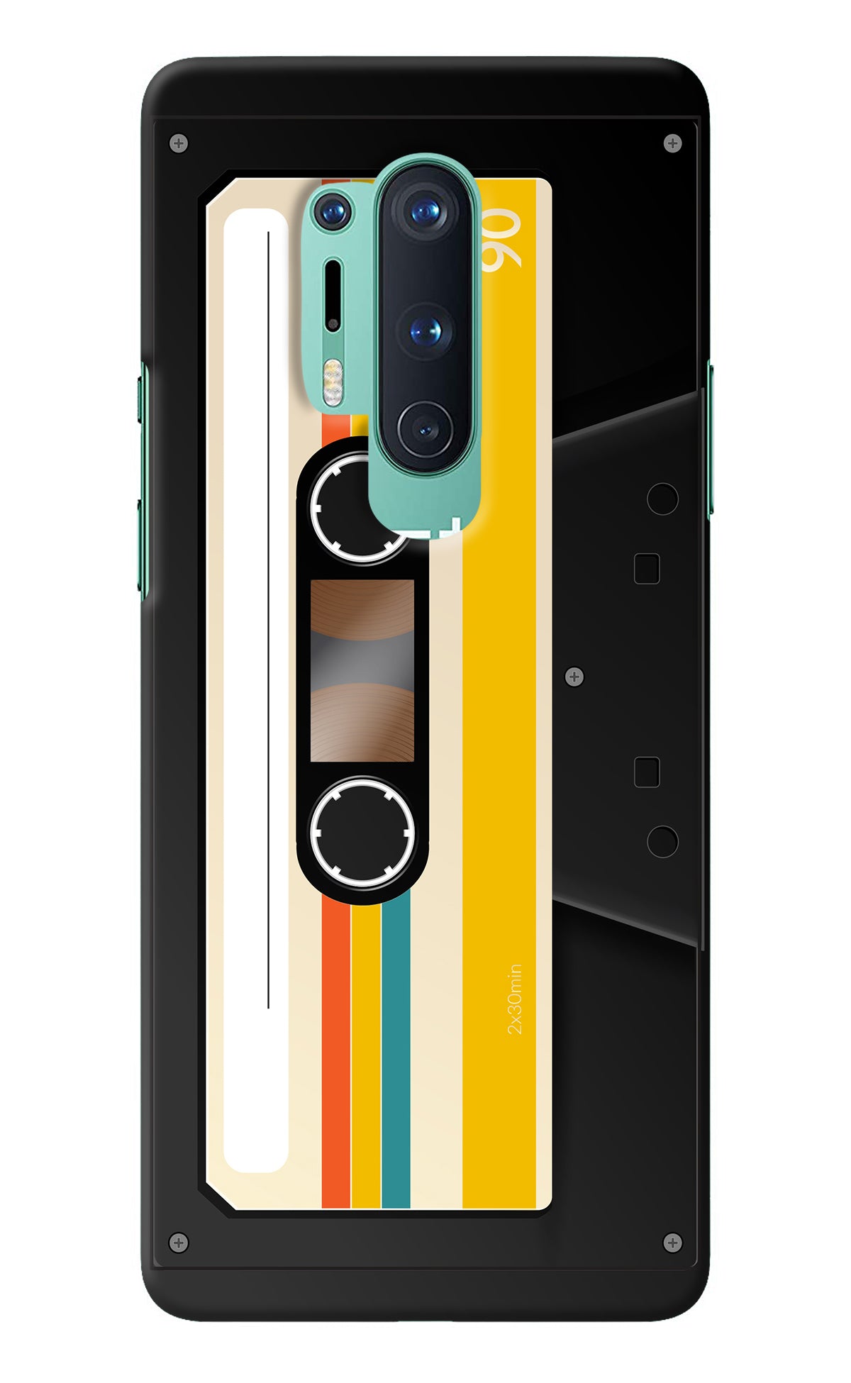 Tape Cassette Oneplus 8 Pro Back Cover