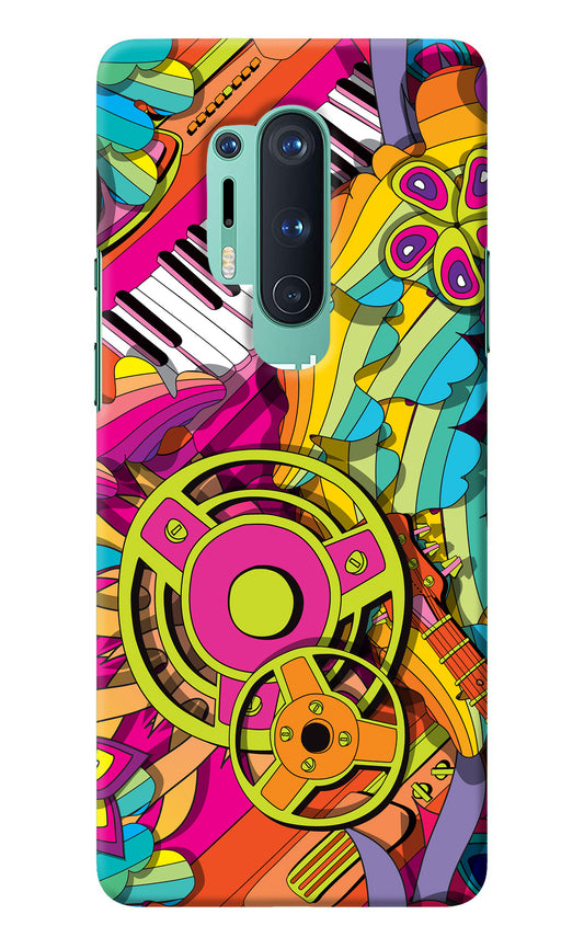 Music Doodle Oneplus 8 Pro Back Cover