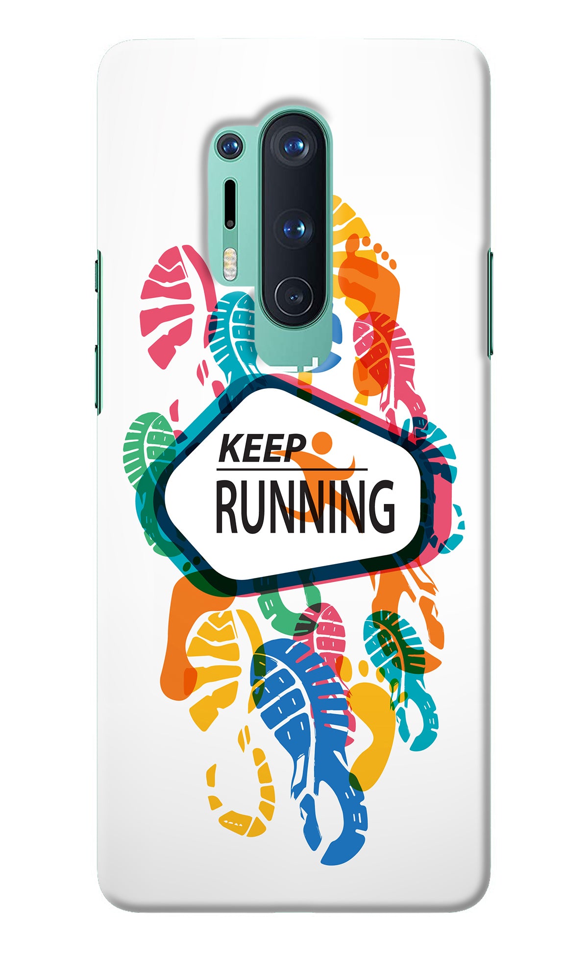 Keep Running Oneplus 8 Pro Back Cover