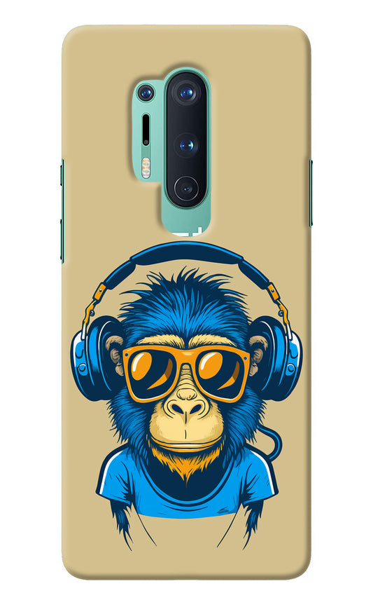 Monkey Headphone Oneplus 8 Pro Back Cover