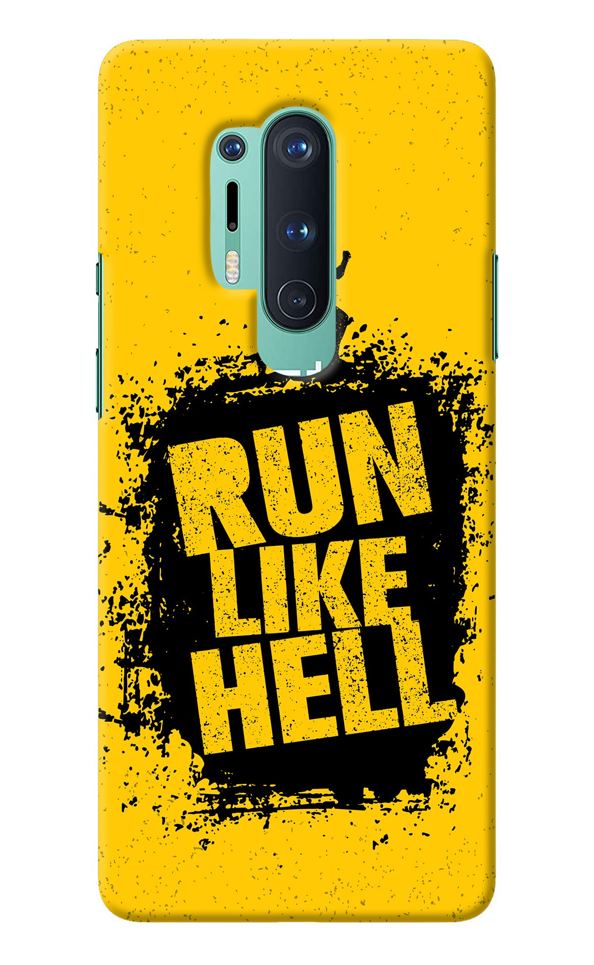 Run Like Hell Oneplus 8 Pro Back Cover