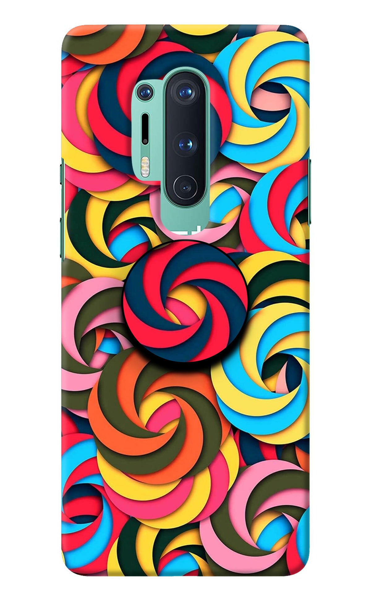 Spiral Pattern Oneplus 8 Pro Pop Case