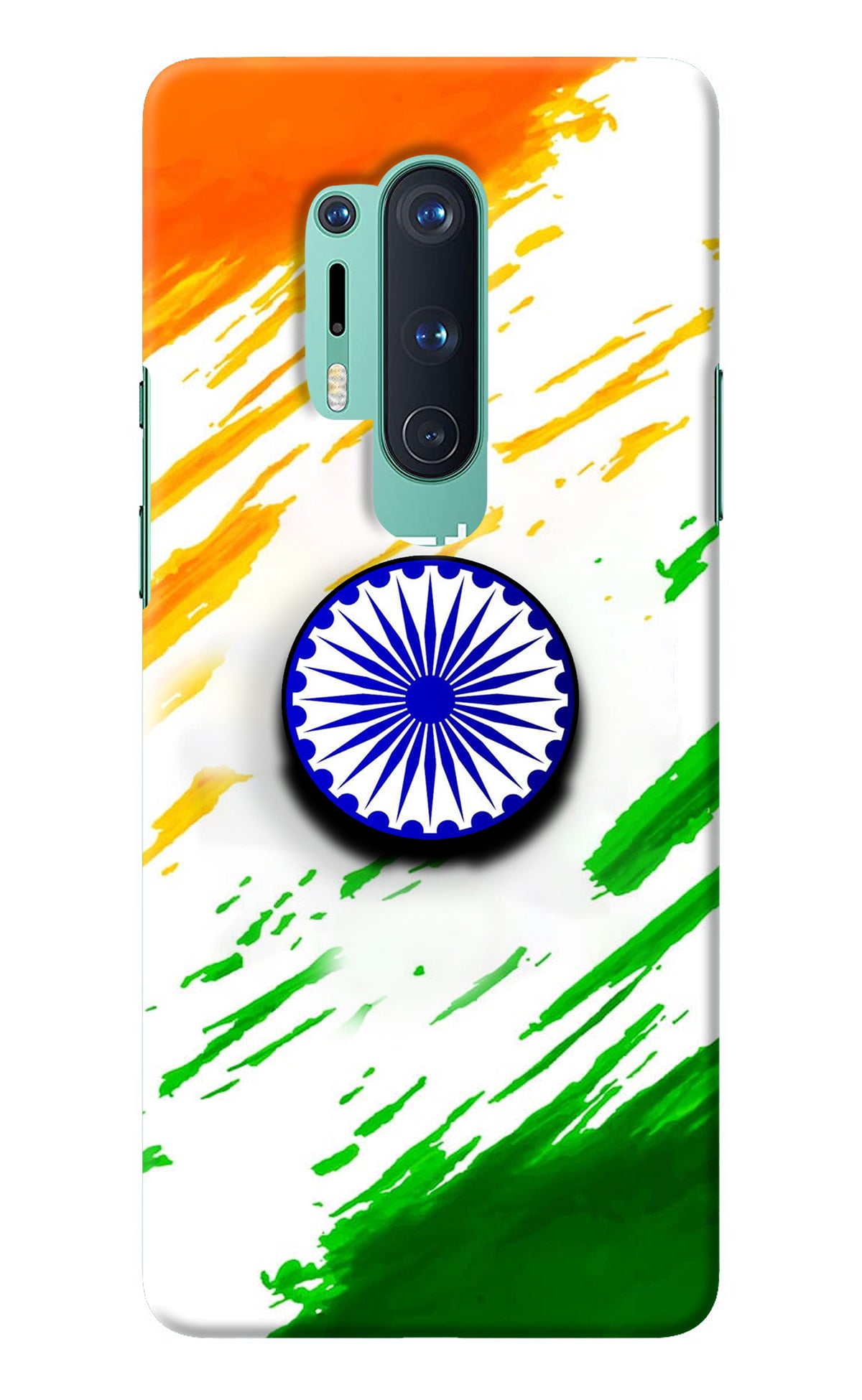 Indian Flag Ashoka Chakra Oneplus 8 Pro Pop Case