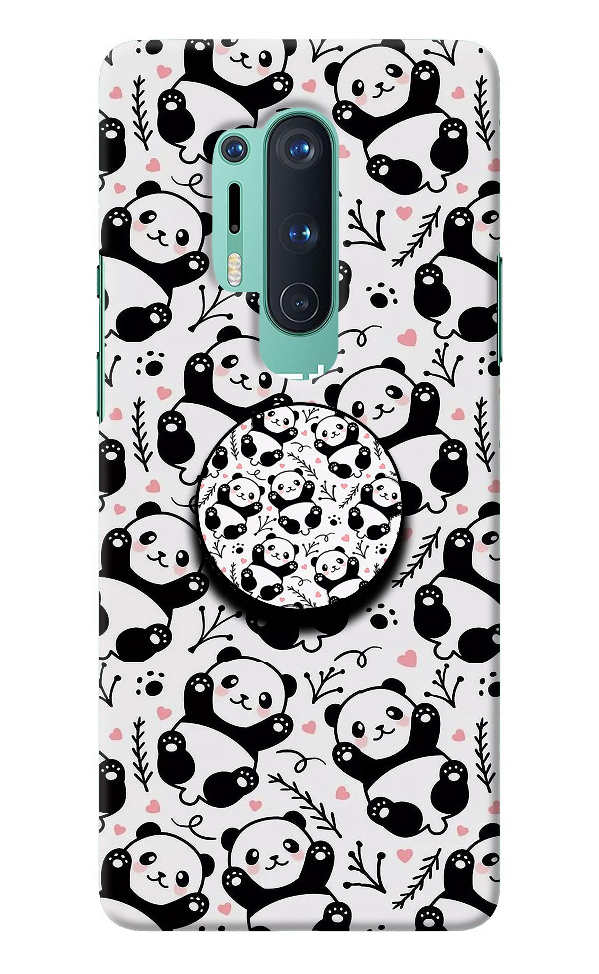 Cute Panda Oneplus 8 Pro Pop Case