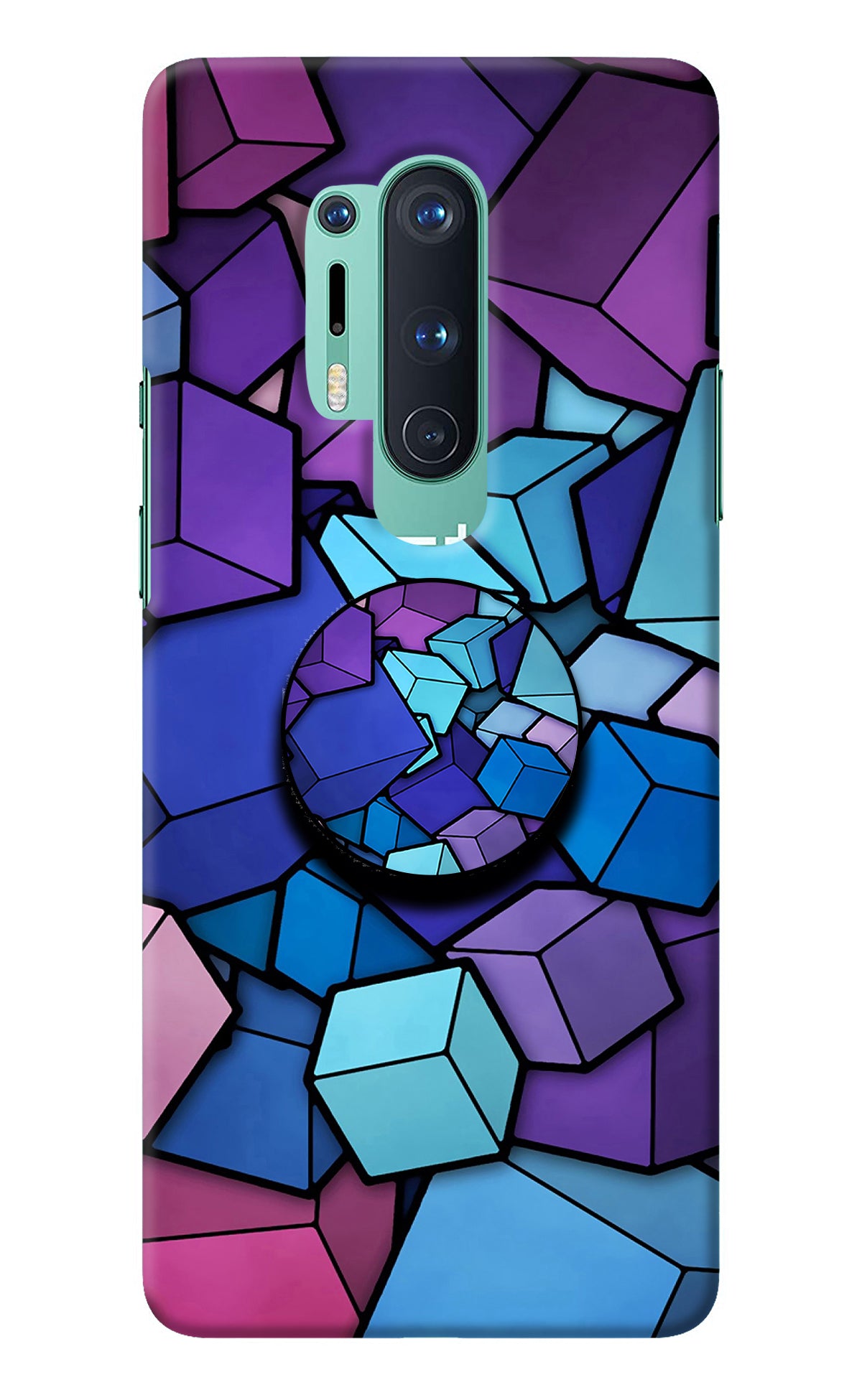 Cubic Abstract Oneplus 8 Pro Pop Case