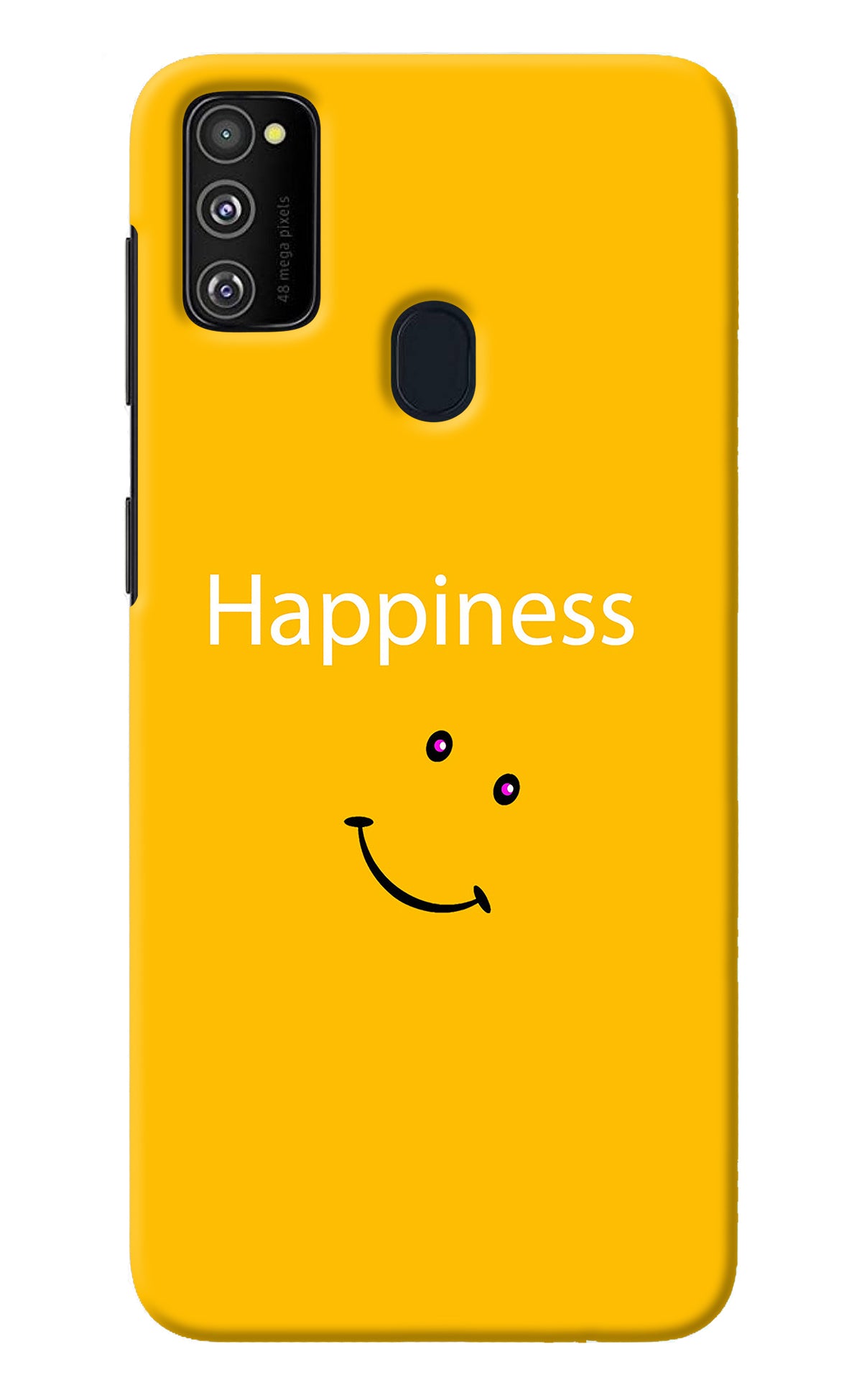 Happiness With Smiley Samsung M21 2020 Back Cover