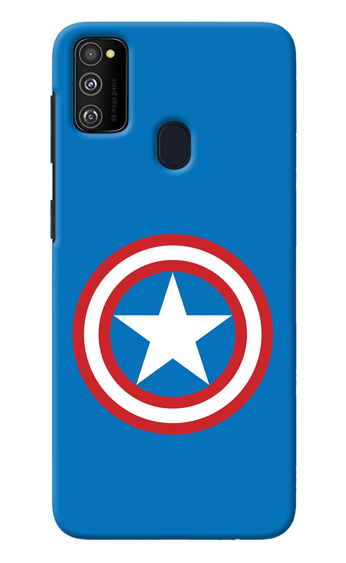 Captain America Logo Samsung M21 2020 Back Cover