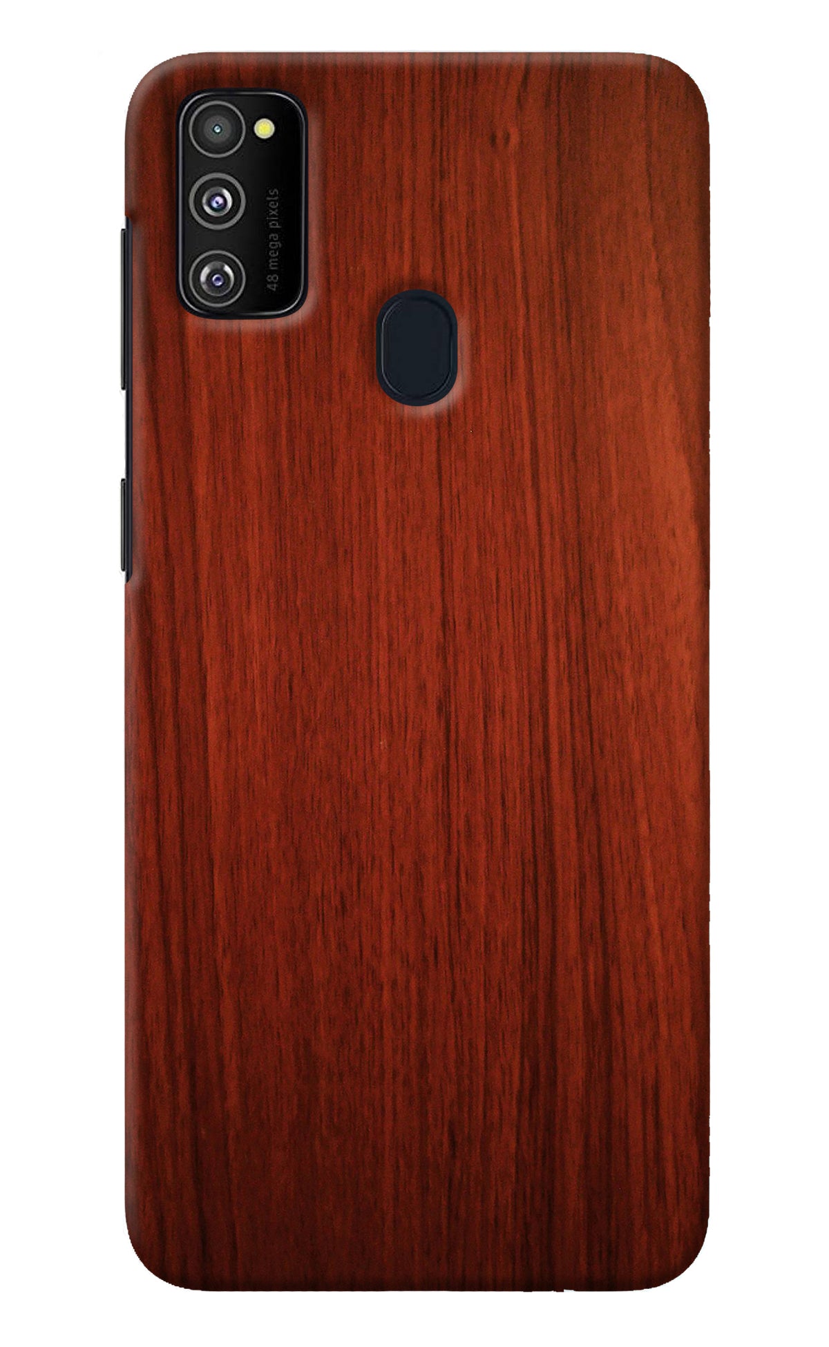 Wooden Plain Pattern Samsung M21 2020 Back Cover