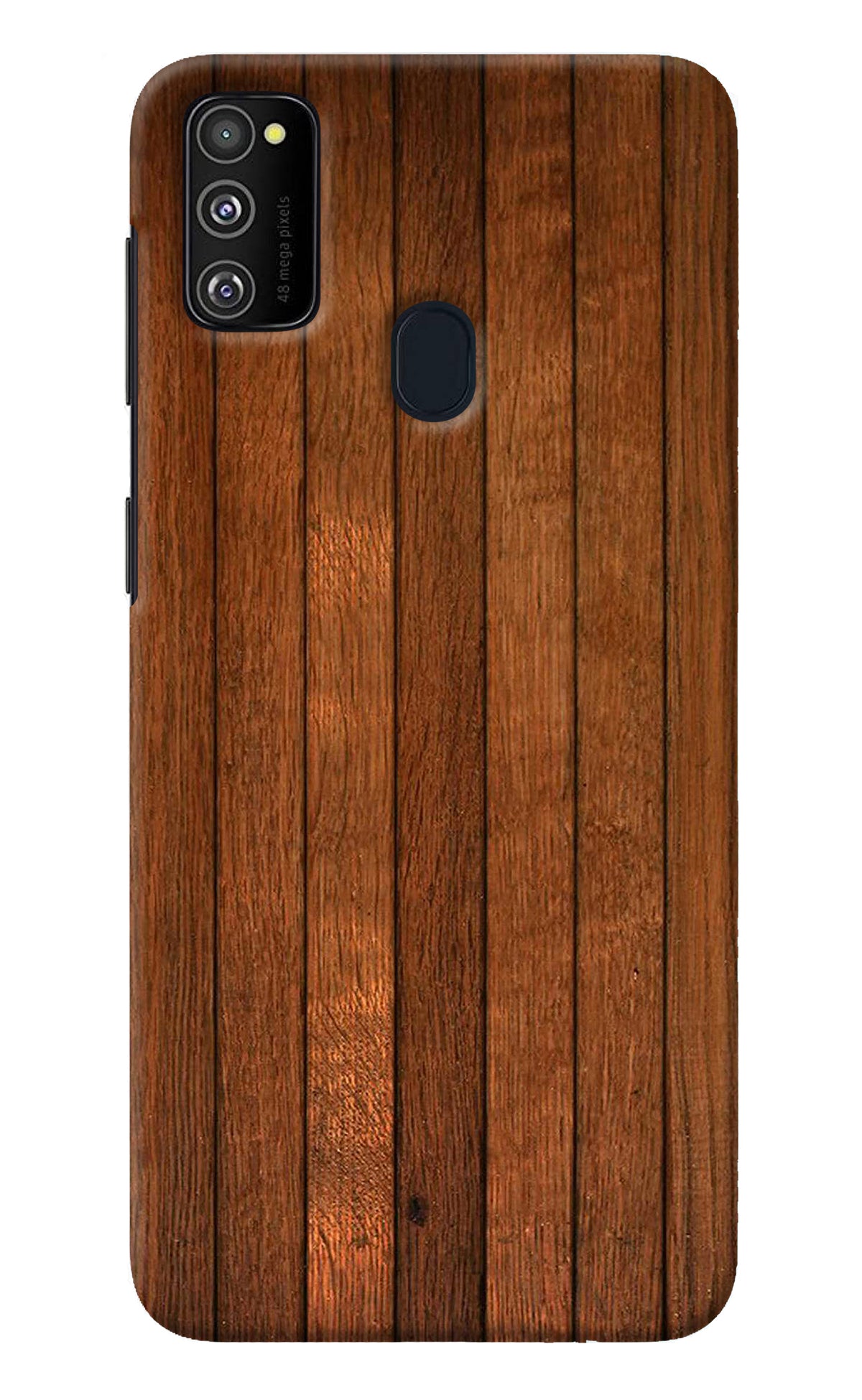 Wooden Artwork Bands Samsung M21 2020 Back Cover