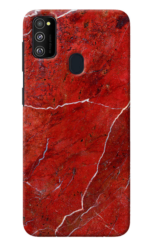 Red Marble Design Samsung M21 2020 Back Cover