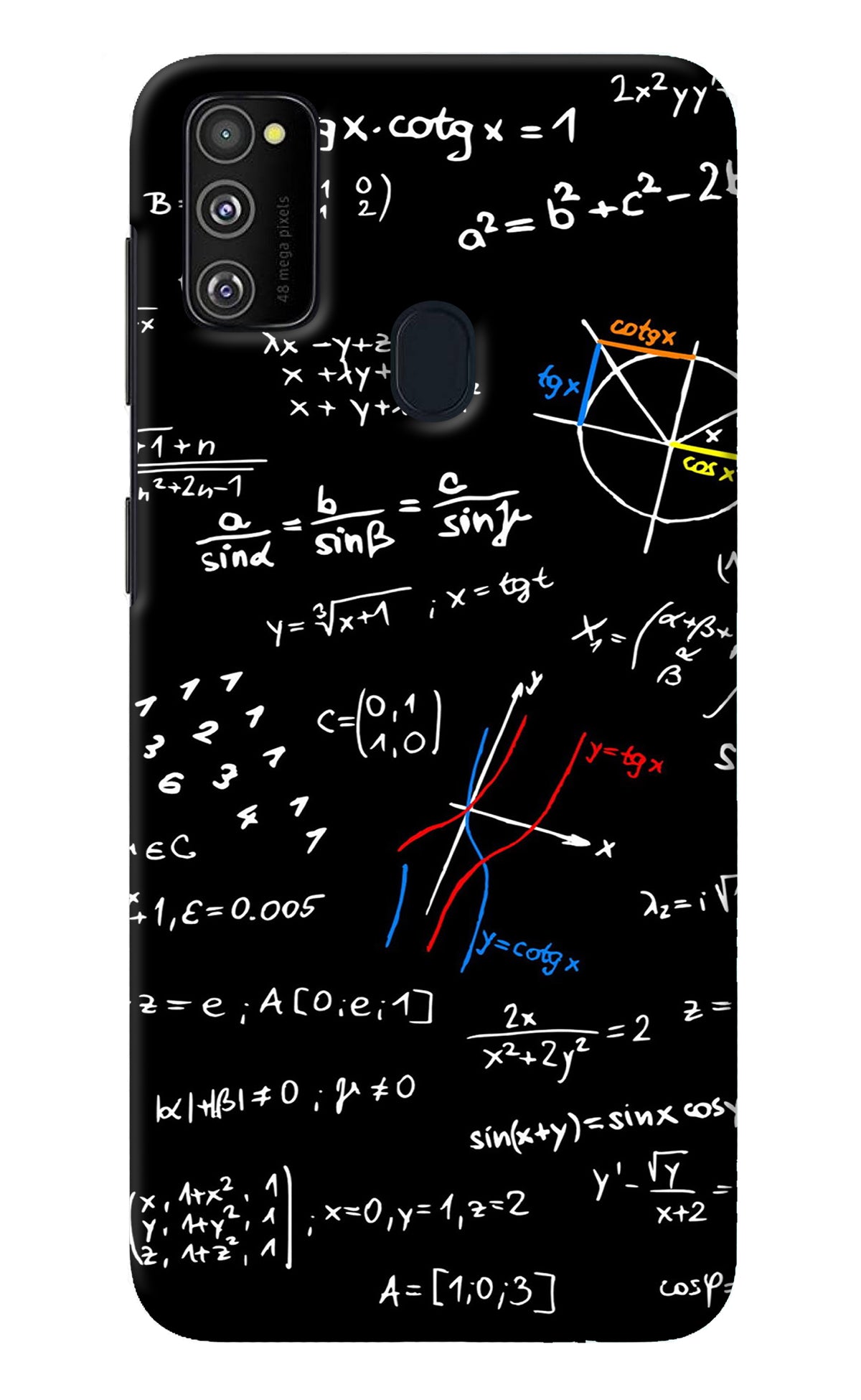 Mathematics Formula Samsung M21 2020 Back Cover