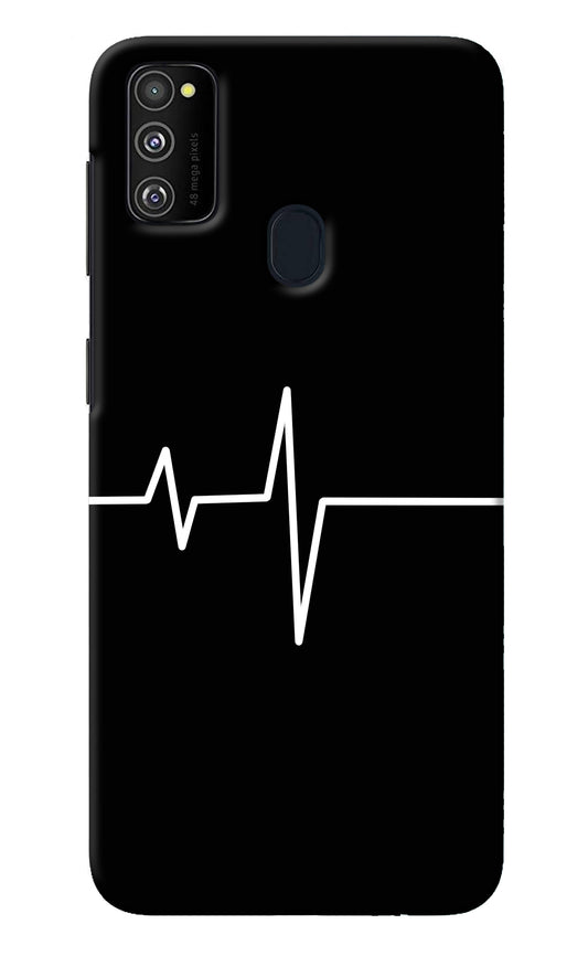 Heart Beats Samsung M21 2020 Back Cover