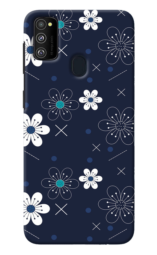 Flowers Samsung M21 2020 Back Cover