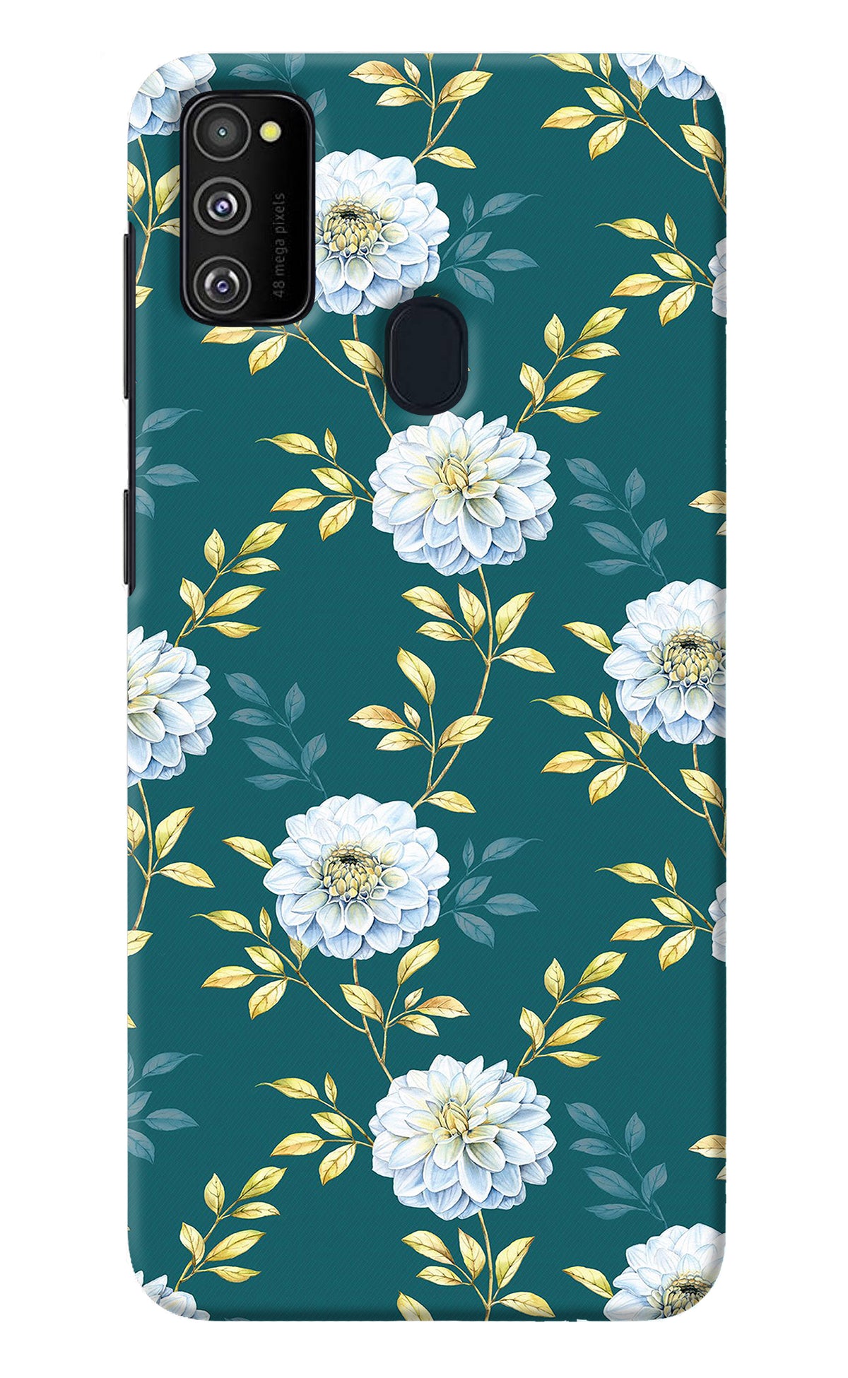 Flowers Samsung M21 2020 Back Cover