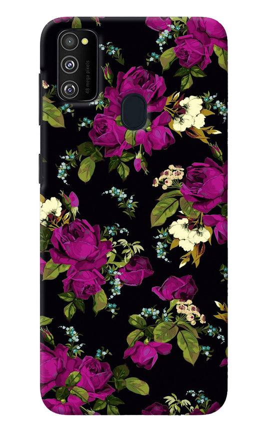 Flowers Samsung M21 2020 Back Cover