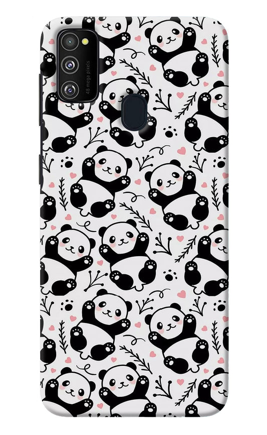 Cute Panda Samsung M21 2020 Back Cover