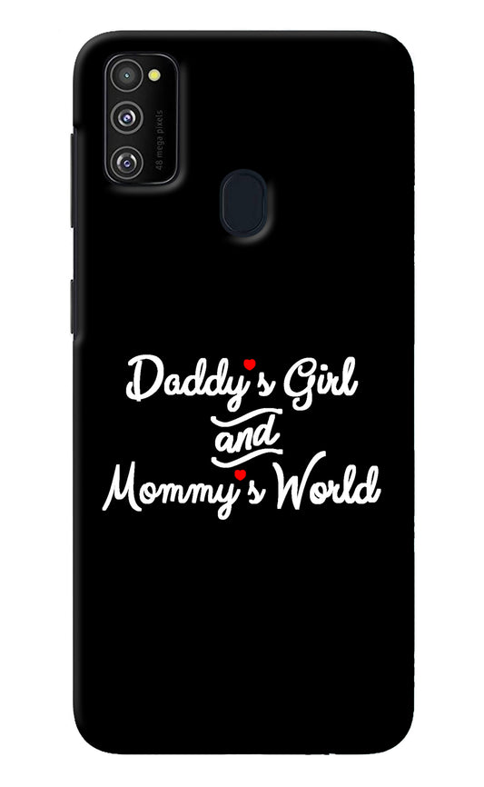 Daddy's Girl and Mommy's World Samsung M21 2020 Back Cover