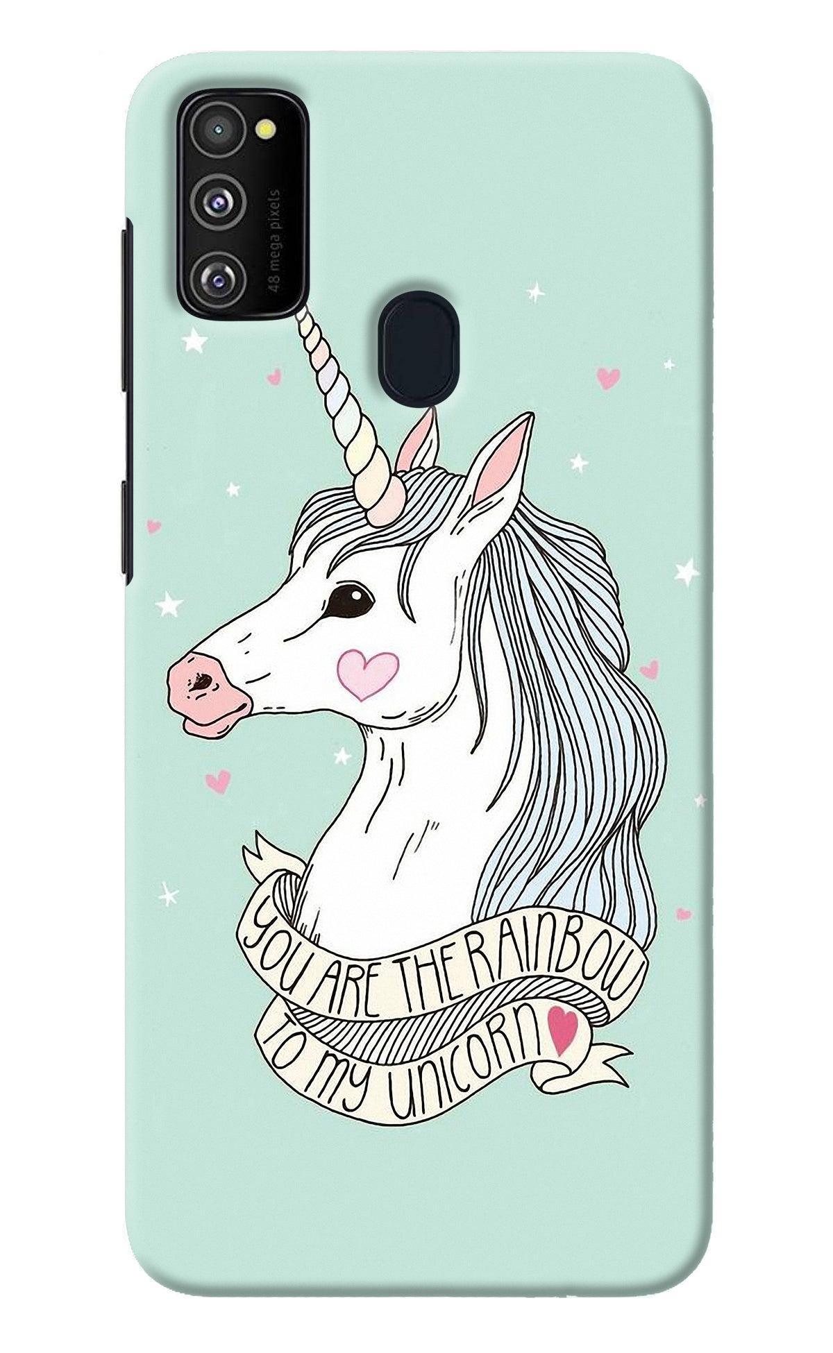 Unicorn Wallpaper Samsung M21 2020 Back Cover