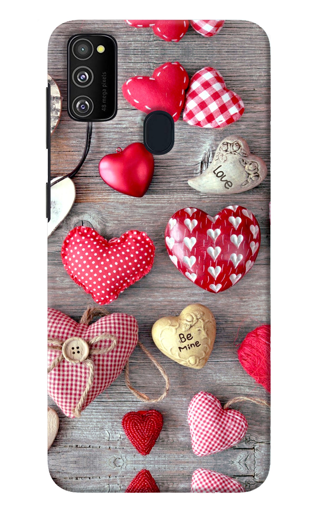 Love Wallpaper Samsung M21 2020 Back Cover