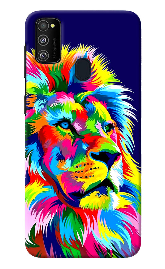 Vector Art Lion Samsung M21 2020 Back Cover