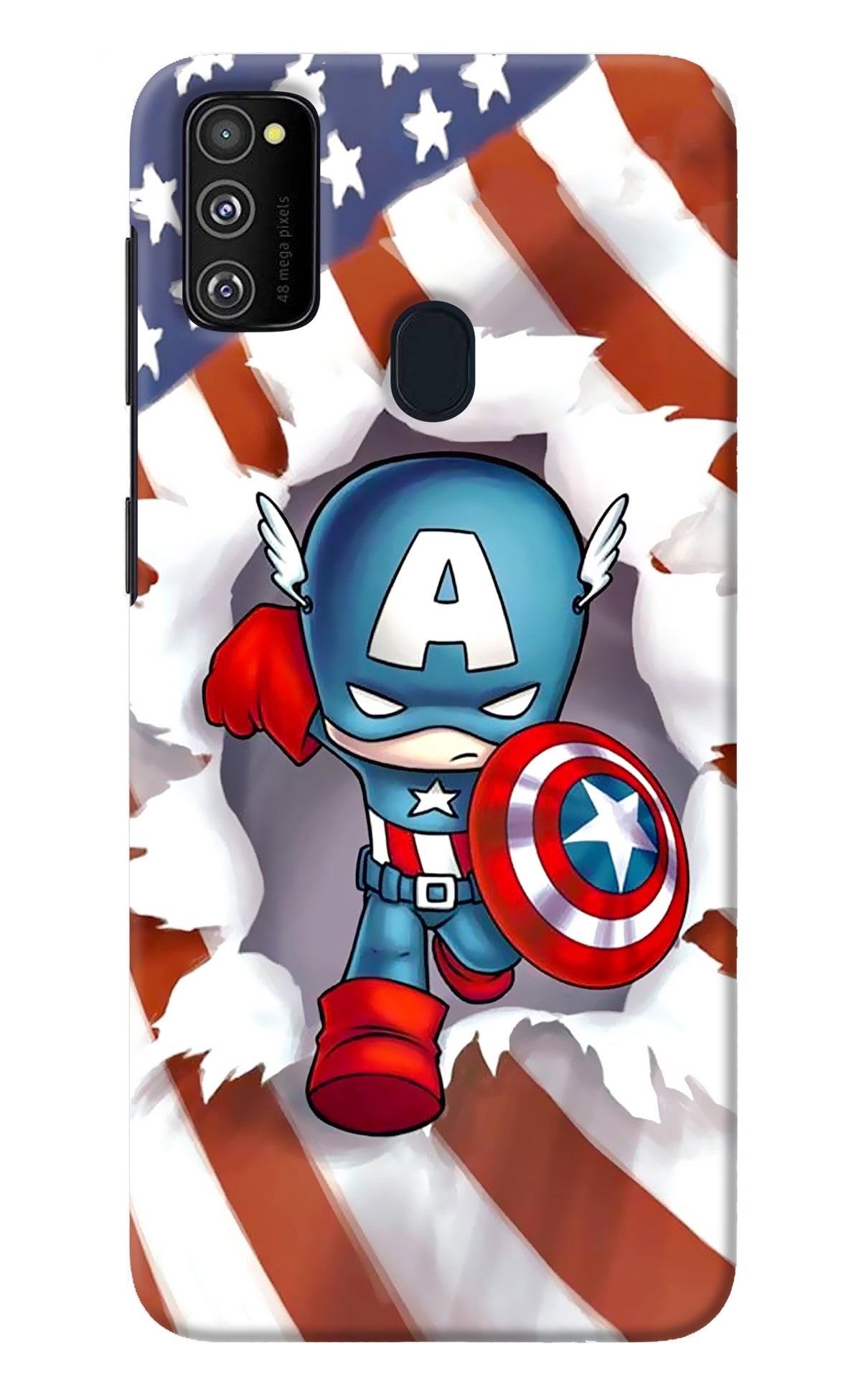 Captain America Samsung M21 2020 Back Cover