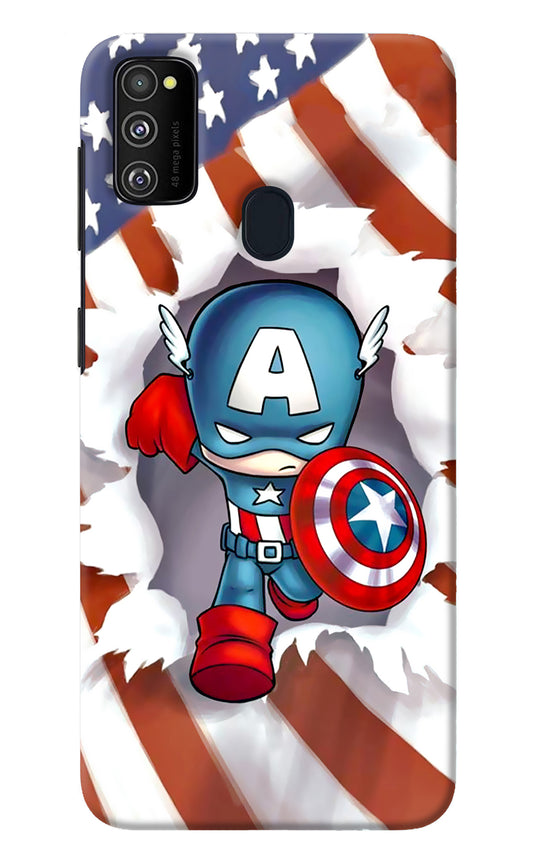 Captain America Samsung M21 2020 Back Cover