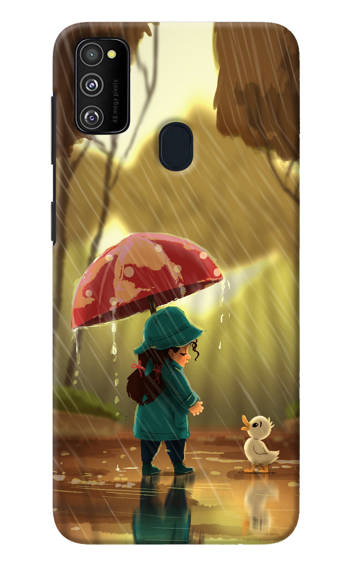 Rainy Day Samsung M21 2020 Back Cover