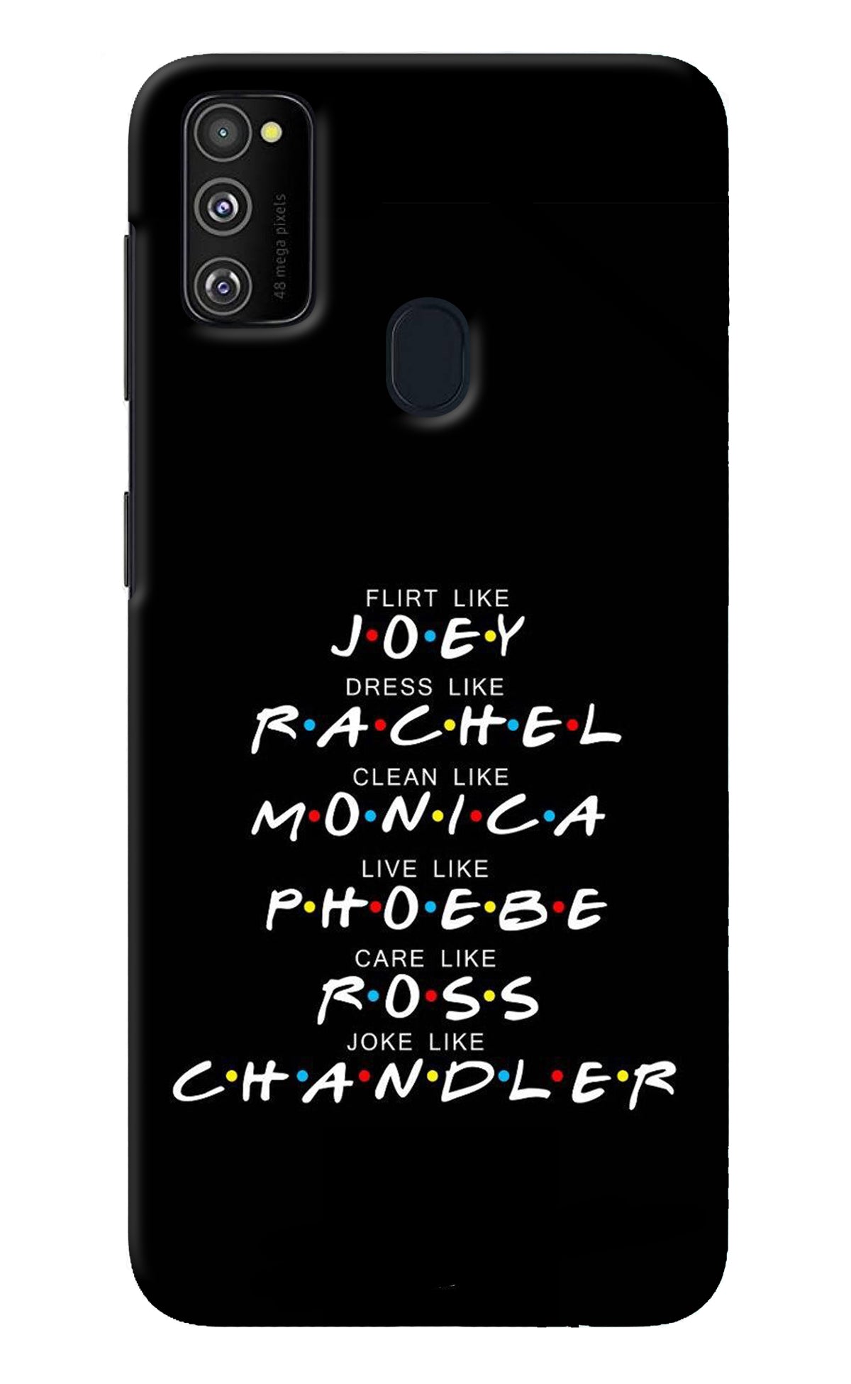 FRIENDS Character Samsung M21 2020 Back Cover