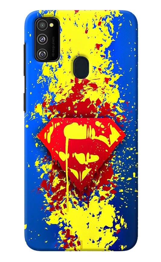 Superman logo Samsung M21 2020 Back Cover