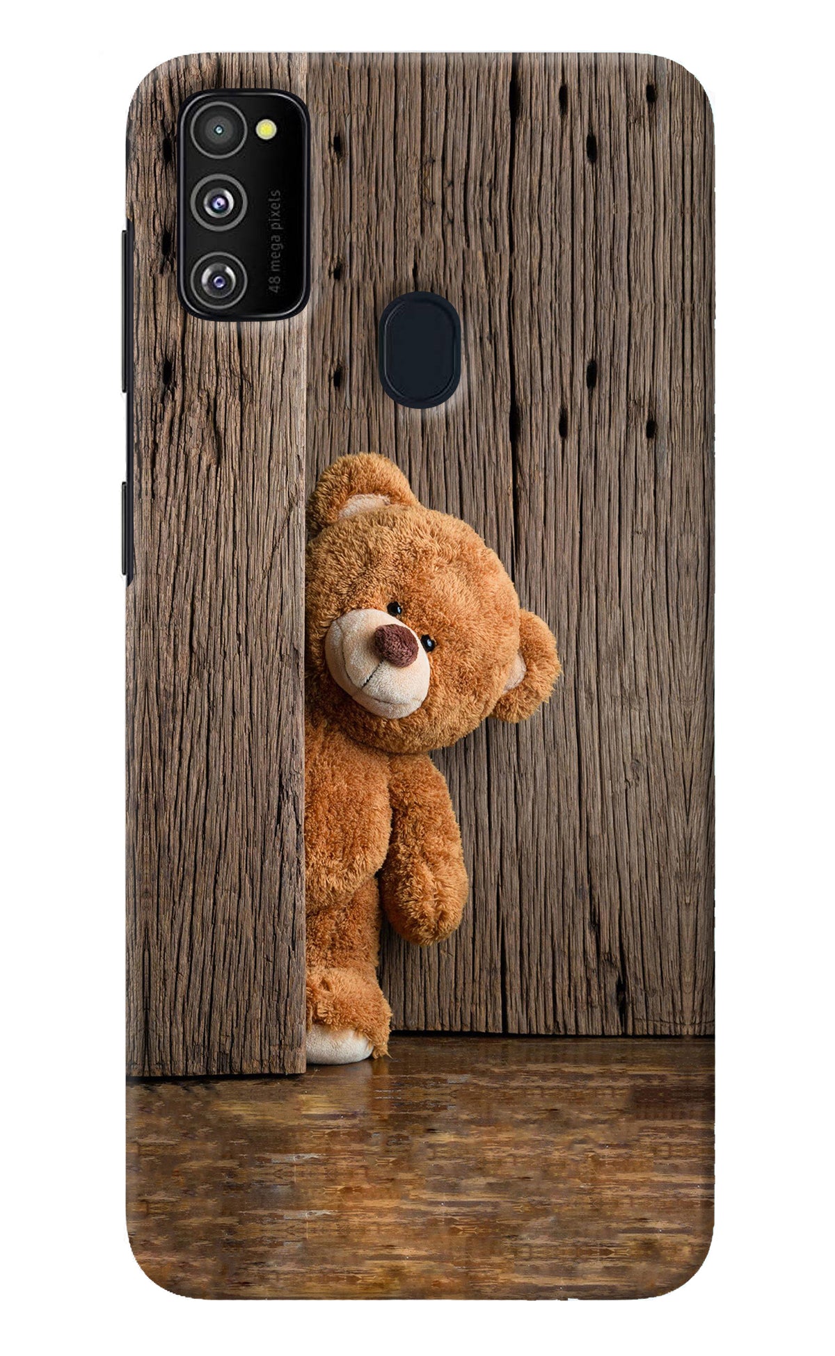 Teddy Wooden Samsung M21 2020 Back Cover