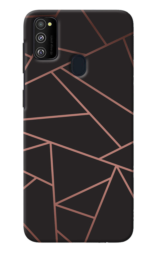 Geometric Pattern Samsung M21 2020 Back Cover
