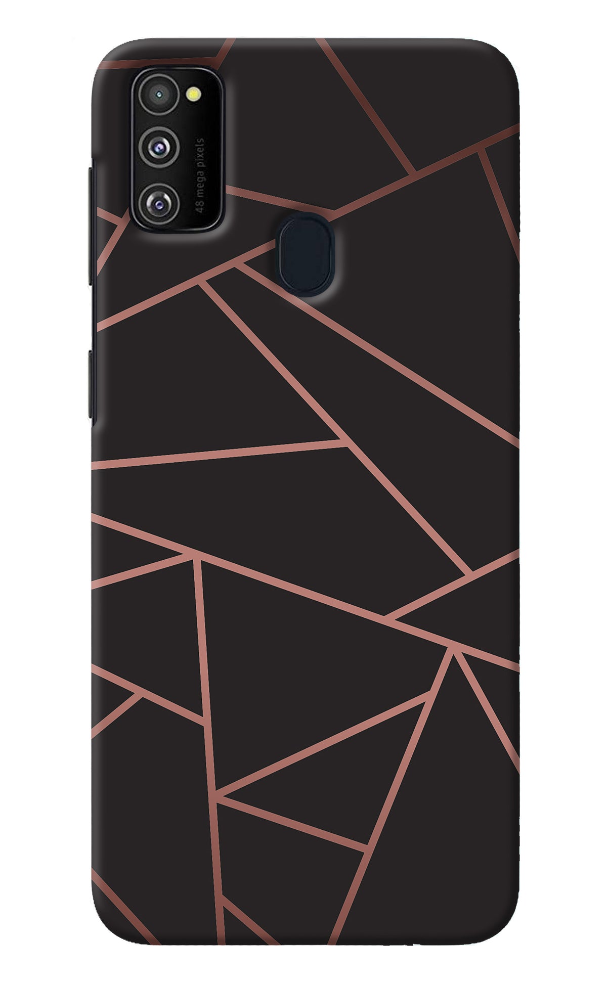 Geometric Pattern Samsung M21 2020 Back Cover