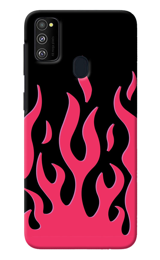 Fire Flames Samsung M21 2020 Back Cover