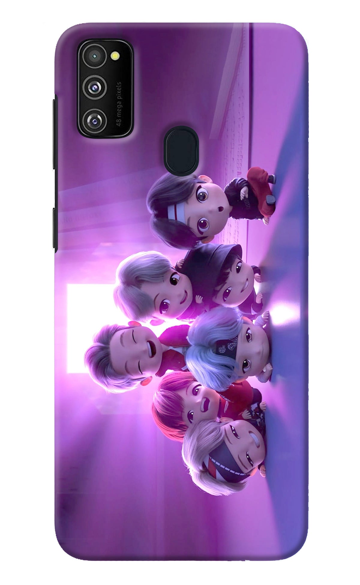 BTS Chibi Samsung M21 2020 Back Cover