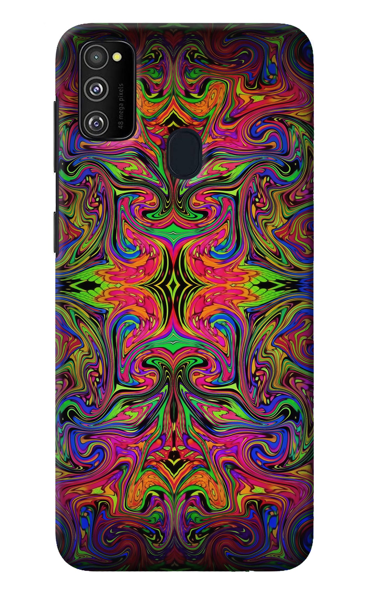 Psychedelic Art Samsung M21 2020 Back Cover