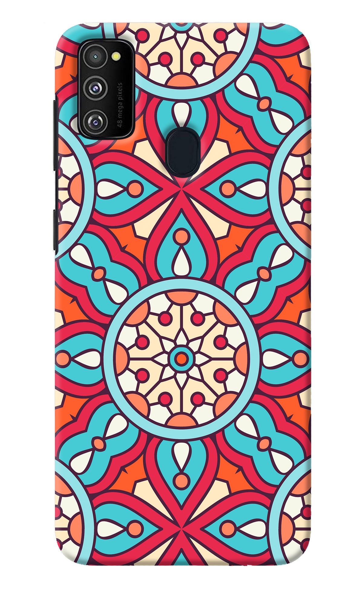 Mandala Geometric Samsung M21 2020 Back Cover