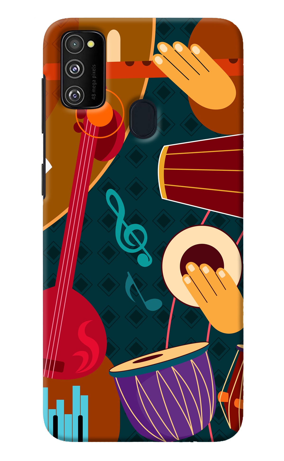 Music Instrument Samsung M21 2020 Back Cover