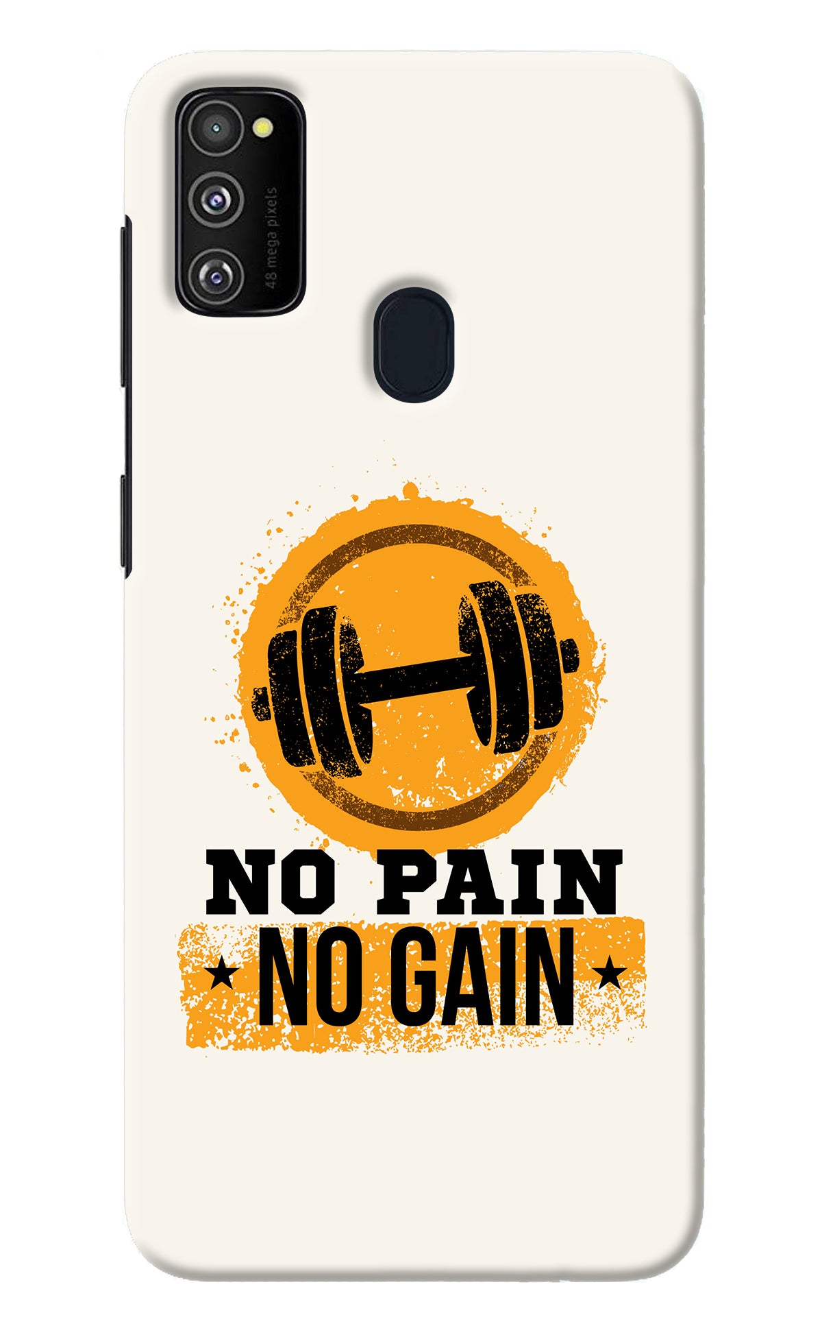 No Pain No Gain Samsung M21 2020 Back Cover