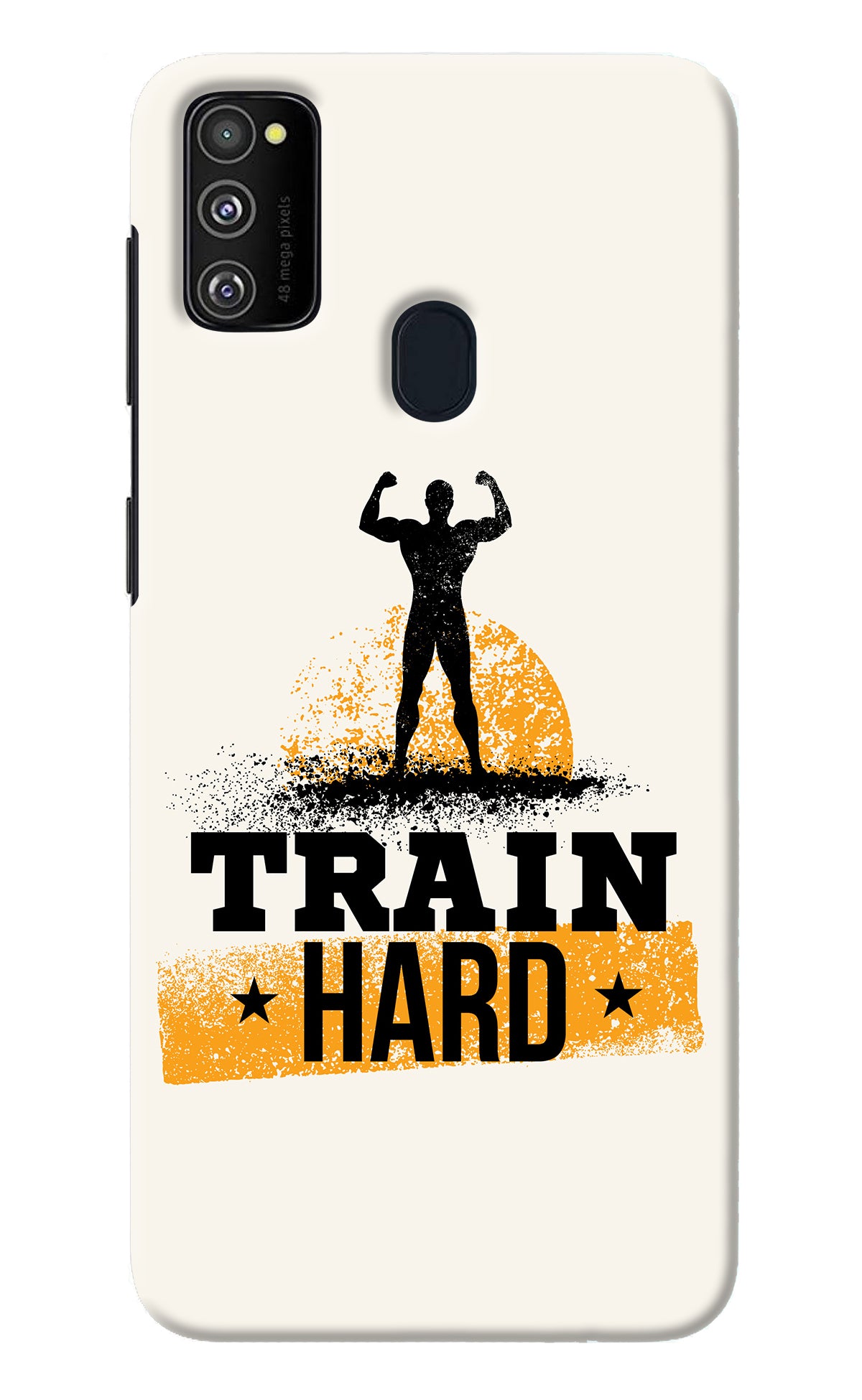 Train Hard Samsung M21 2020 Back Cover