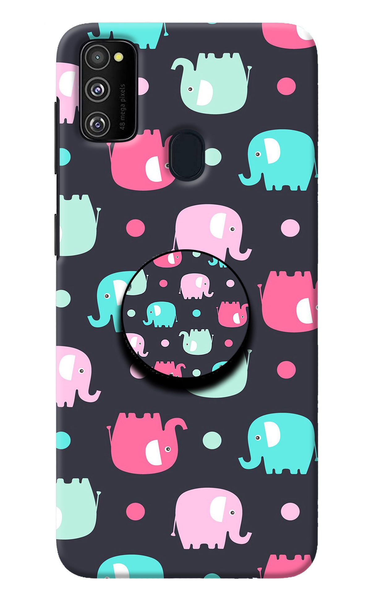 Baby Elephants Samsung M21 2020 Pop Case