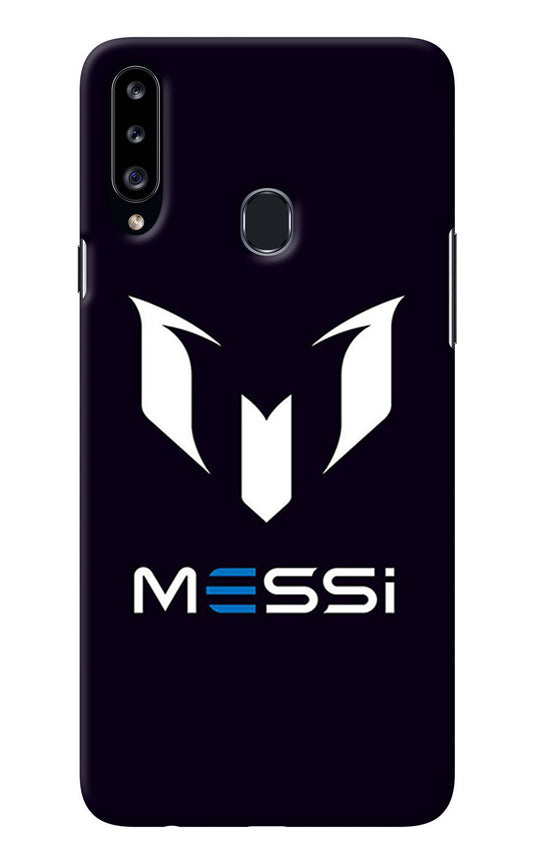Messi Logo Samsung A20s Back Cover