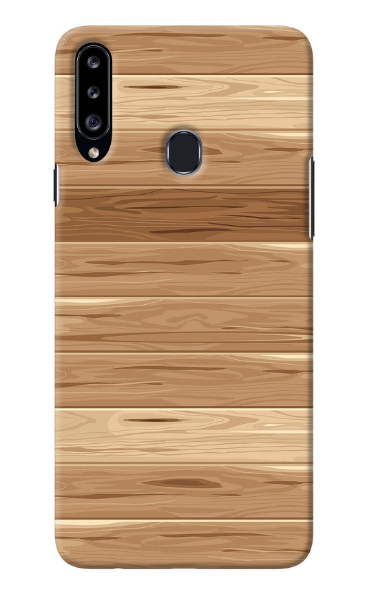 Wooden Vector Samsung A20s Back Cover